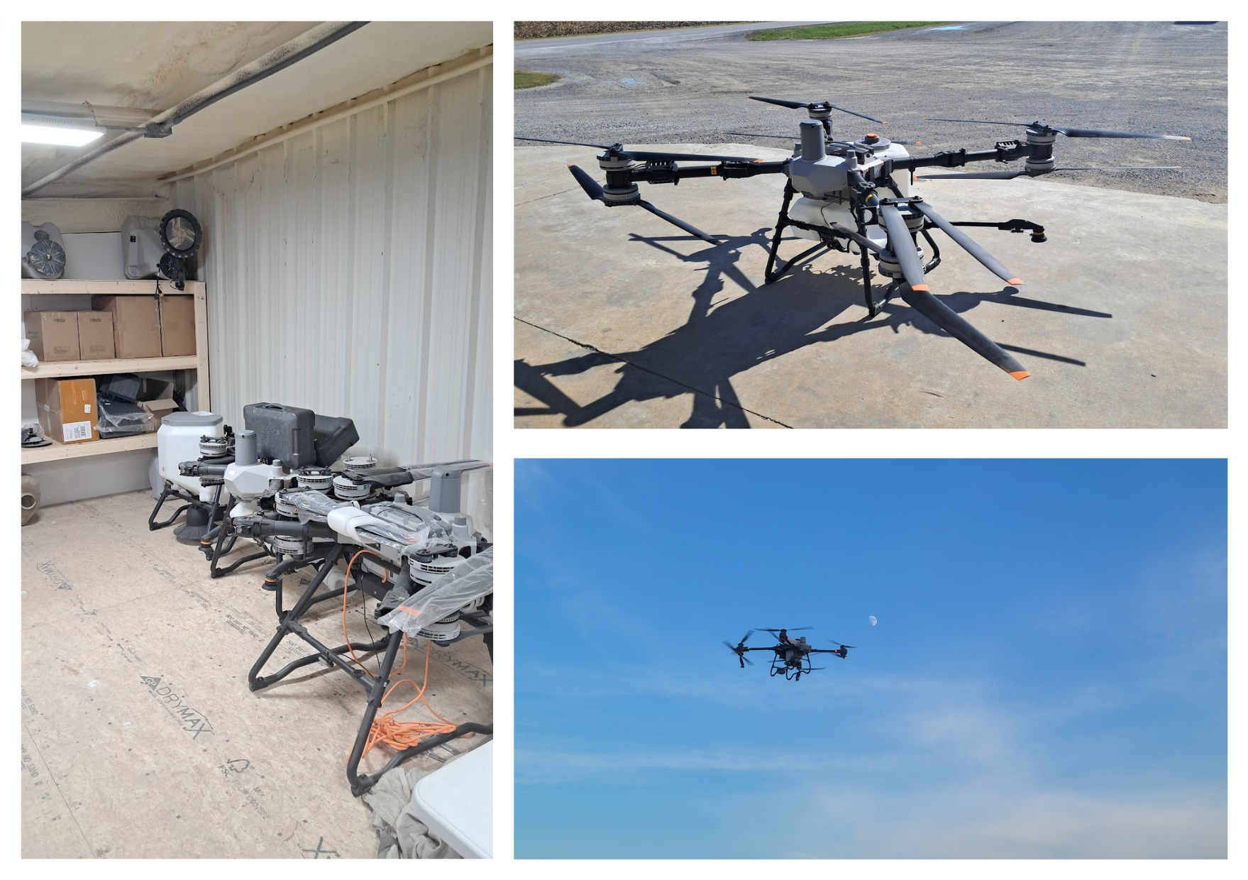 Aerofinity Drones fleet and thermal capability